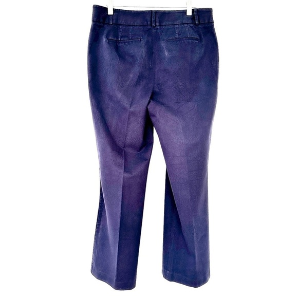 Talbots Newport pant in a stretch cotton blend, high waisted, straight leg - Picture 4 of 11